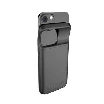 Etui Powerbank PowerCase 4800mAh für Apple iPhone 13 / 13 Pro Schwarz