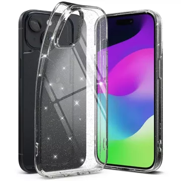 Etui Ringke Air für Apple iPhone 15 Glitter Clear