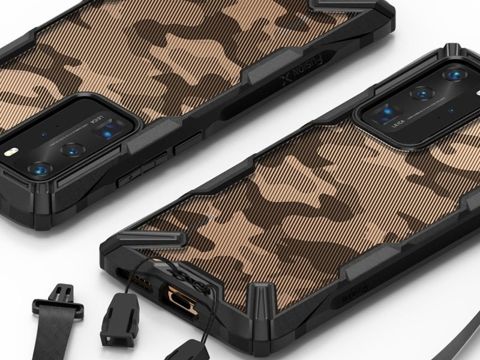 Etui Ringke Fusion X für Huawei P40 Camo Black