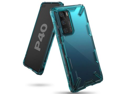 Etui Ringke Fusion X für Huawei P40 Türkisgrün