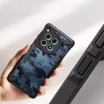 Etui Ringke Fusion X für OnePlus 12R Camo Black