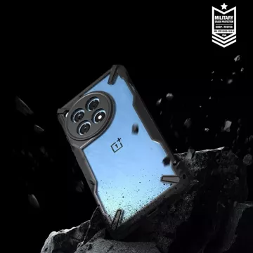 Etui Ringke Fusion X für OnePlus 12R Schwarz