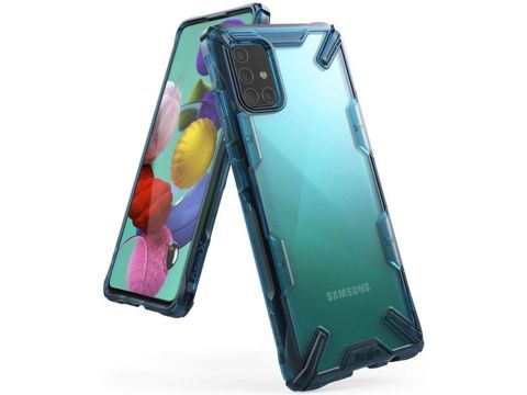 Etui Ringke Fusion X für Samsung Galaxy A51 Space Blue