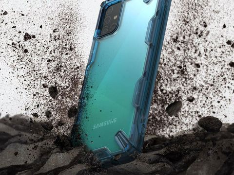 Etui Ringke Fusion X für Samsung Galaxy A51 Space Blue