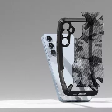 Etui Ringke Fusion X für Samsung Galaxy A55 5G Camo Black