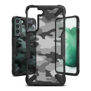 Etui Ringke Fusion X für Samsung Galaxy S22 Plus Camo Black