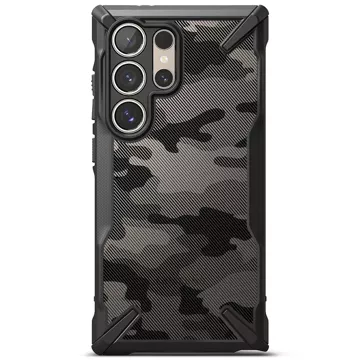 Etui Ringke Fusion X für Samsung Galaxy S24 Ultra Camo Black