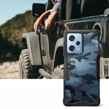 Etui Ringke Fusion X für Xiaomi Redmi Note 12 Pro 5g / Poco X5 Pro 5G Camo schwarz