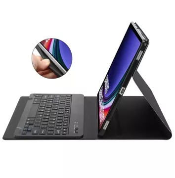 Etui SC Pen Keyboard für Samsung Galaxy Tab S9 FE 10.9 X510 / X516B Schwarz