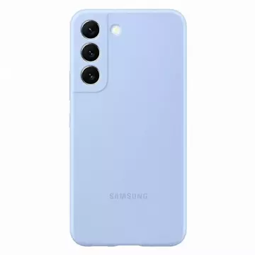 Etui Samsung EF-PS901TL für Samsung Galaxy S22 S901 niebieski/sky blue Silikonhülle