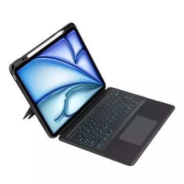 Etui Scmag Pen Keyboard für Apple iPad Air 13 2024 Schwarz