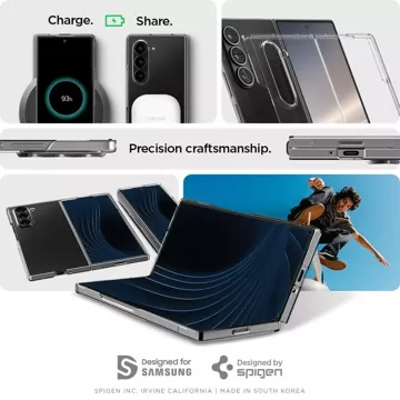 Etui Spigen AirSkin für Samsung Galaxy Z Fold 6 Crystal Clear