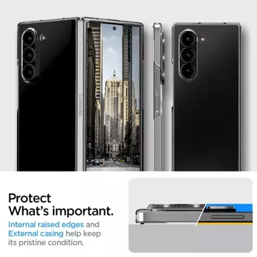 Etui Spigen AirSkin für Samsung Galaxy Z Fold 6 Crystal Clear