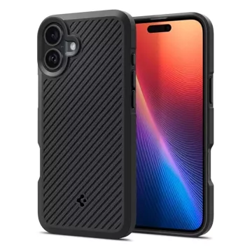 Etui Spigen Core Armor für Apple iPhone 16 Mattschwarz