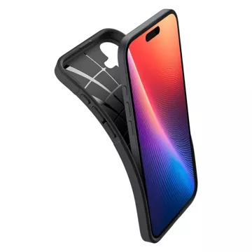 Etui Spigen Core Armor für Apple iPhone 16 Mattschwarz