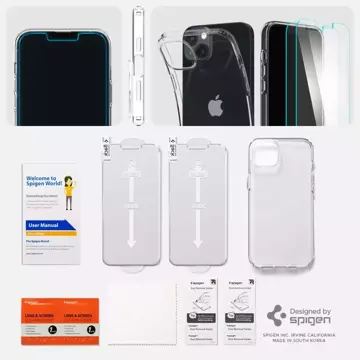 Etui Spigen Crystal Pack für Apple iPhone 14 Plus Crystal Clear