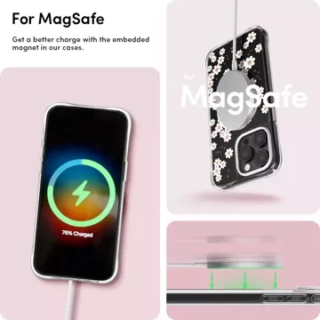 Etui Spigen Cyrill Cecile Mag Magsafe für Apple iPhone 15 Pro Max White Daisy