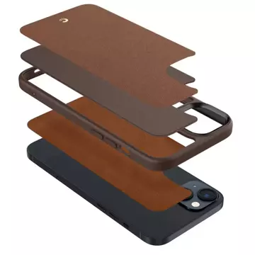 Etui Spigen Cyrill Kajuk Mag MagSafe für Apple iPhone 14 Plus Saddle Brown