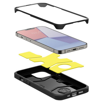 Etui Spigen Geo Armor 360 für Apple iPhone 13 Pro Max Schwarz