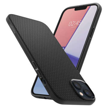 Etui Spigen Liquid Air für Apple iPhone 14 Mattschwarz