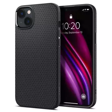 Etui Spigen Liquid Air für Apple iPhone 14 Plus Mattschwarz