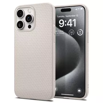 Etui Spigen Liquid Air für Apple iPhone 15 Pro Naturtitan