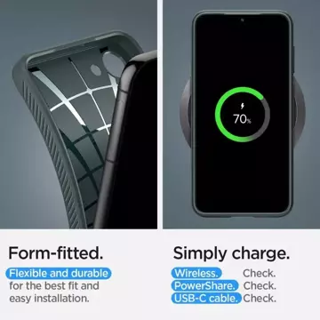 Etui Spigen Liquid Air für Samsung Galaxy S23 Abyss Green