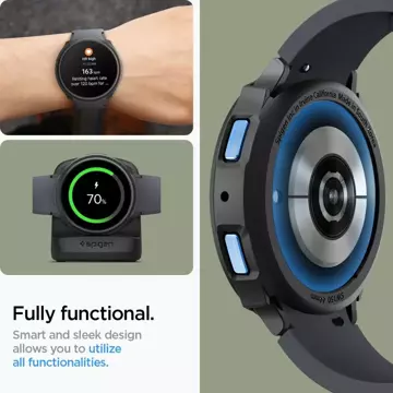 Etui Spigen Liquid Air für Samsung Galaxy Watch 6 (44 mm) mattschwarz