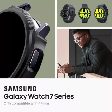 Etui Spigen Liquid Air für Samsung Galaxy Watch 7 (44 mm) Mattschwarz