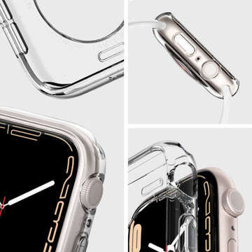 Etui Spigen Liquid Crystal für Apple Watch 4/5/6/7/SE 40/41 mm Kristallklar