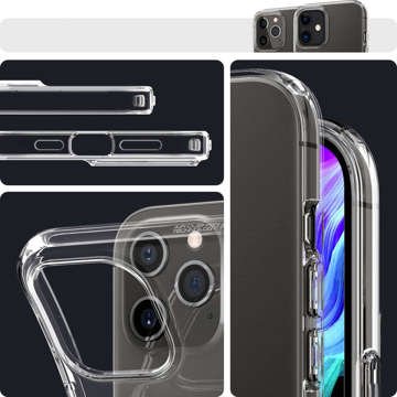 Etui Spigen Liquid Crystal für Apple iPhone 12/12 Pro 6.1 Crystal Clear