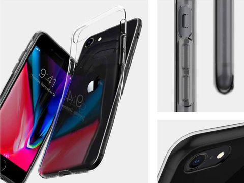 Etui Spigen Liquid Crystal für Apple iPhone 7/8/SE 2022/2020 Crystal Clear