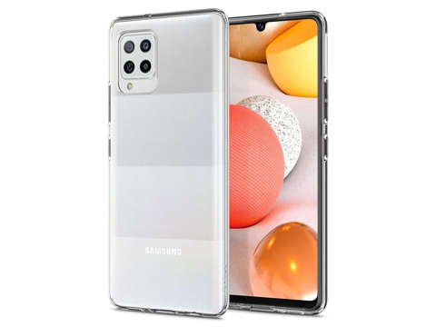 Etui Spigen Liquid Crystal für Samsung Galaxy A42 5G Crystal Clear