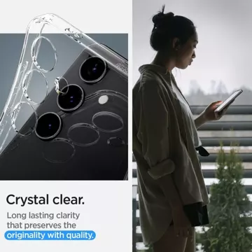 Etui Spigen Liquid Crystal für Samsung Galaxy S24 Plus Crystal Clear