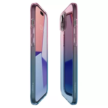 Etui Spigen Liquid Crystal für iPhone 15 Abstufung Pink