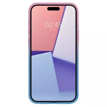 Etui Spigen Liquid Crystal für iPhone 15 Abstufung Pink