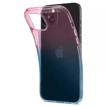 Etui Spigen Liquid Crystal für iPhone 15 Abstufung Pink