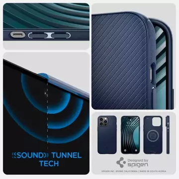 Etui Spigen Mag Armor für Apple iPhone 14 Pro Max Marineblau