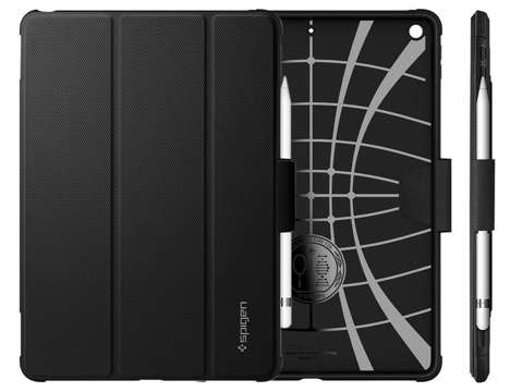 Etui Spigen Rugged Armor Pro Pencil für Apple iPad 10.2 2019/2020/2021 7/8/9Gen Schwarz