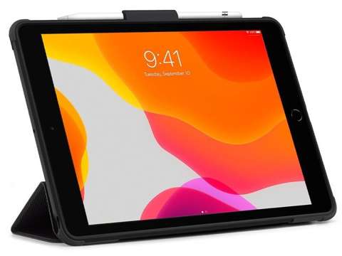 Etui Spigen Rugged Armor Pro Pencil für Apple iPad 10.2 2019/2020/2021 7/8/9Gen Schwarz