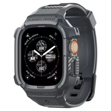 Etui Spigen Rugged Armor „Pro“ für Apple Watch Ultra 1 / 2 (49 mm) Dunkelgrau