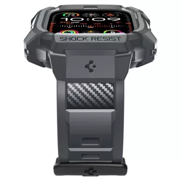 Etui Spigen Rugged Armor „Pro“ für Apple Watch Ultra 1 / 2 (49 mm) Dunkelgrau