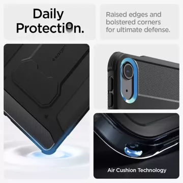 Etui Spigen Rugged Armor „Pro“ für Apple iPad Air 13 2024 Schwarz