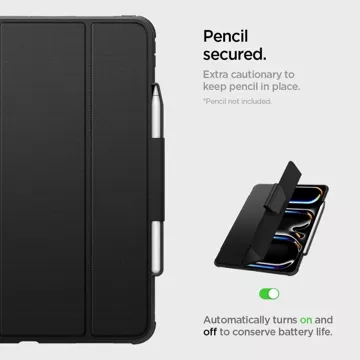 Etui Spigen Rugged Armor „Pro“ für Apple iPad Pro 13 7/2024 Schwarz