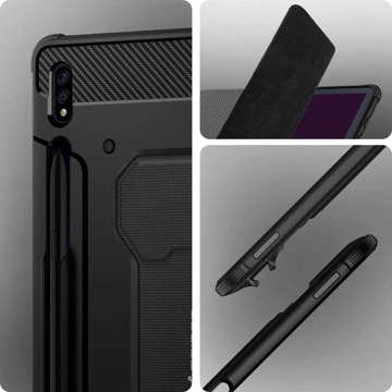 Etui Spigen Rugged Armor Pro für Galaxy Tab S7 Plus 12.4 T970/T976 Schwarz