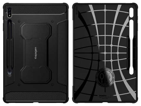 Etui Spigen Rugged Armor Pro für Galaxy Tab S7 Plus 12.4 T970/T976 Schwarz