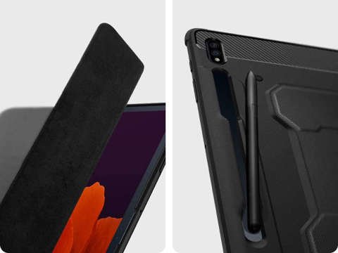 Etui Spigen Rugged Armor Pro für Galaxy Tab S7 Plus 12.4 T970/T976 Schwarz