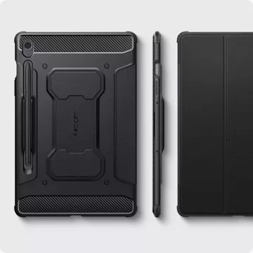 Etui Spigen Rugged Armor „Pro“ für Samsung Galaxy Tab S9 FE 10.9 X510 / X516B Schwarz