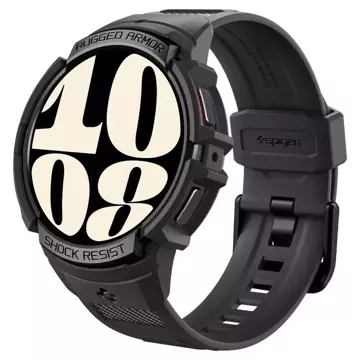 Etui Spigen Rugged Armor „Pro“ für Samsung Galaxy Watch 6 (40 mm) schwarz