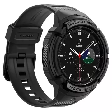 Etui Spigen Rugged Armor „Pro“ für Samsung Galaxy Watch 6 Classic (43 mm) Schwarz